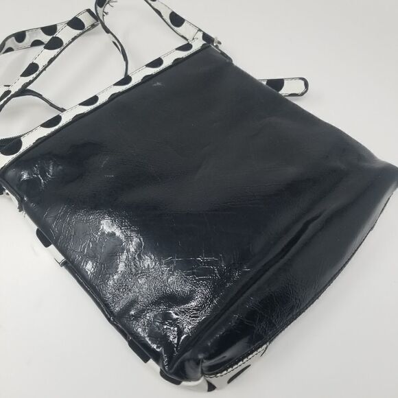 Cute Unbranded Shabby Chic Style Crossbody Bag. Black White with Faux Jewels - Picture 7 of 13